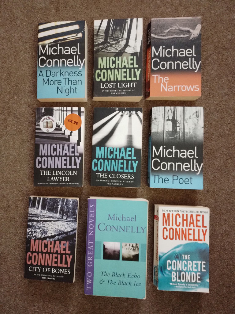  MICHAEL CONNELLY PAPERBACKS. CRIME FICTION. 11 TITLES. SOLD SEPARATELY.