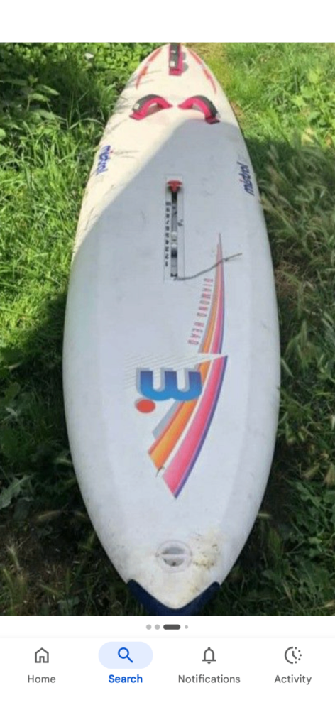 Very old windsurfing gear