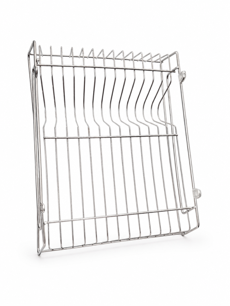 Metal Dish Drying Rack – Silver, Excellent Condition
