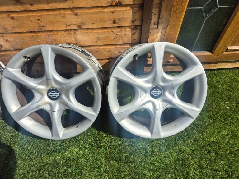 17 inch original nissan skyline r34 gtt alloys fit van
