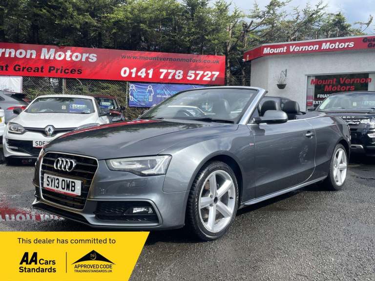 2013 Audi A5 2.0 TDI 177 S Line 2dr CONVERTIBLE DIESEL Manual