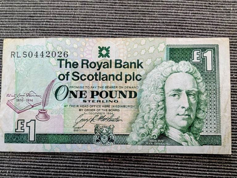 Scottish Banknote -The Royal Bank of Scotland 