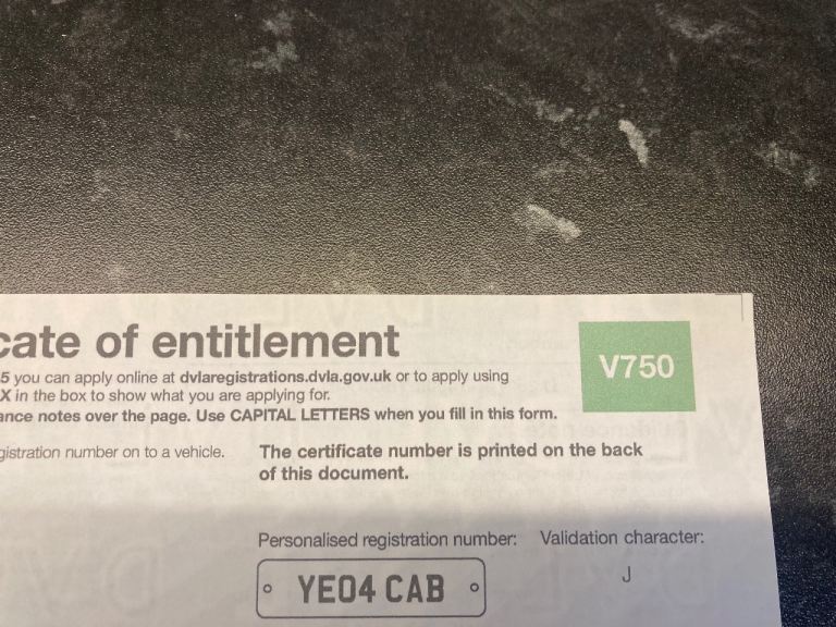 Mercedes, Skoda, Toyota, Volkswagon TAXI, Number plate, YEO 4 CAB 