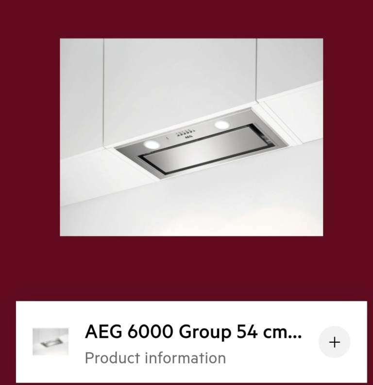 Offers welcomed  Boxed Never open till shown  pictures   AEG 6000 cooker hood