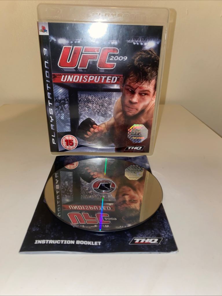 UFC 2009 Undisputed PS3 Game with Manual