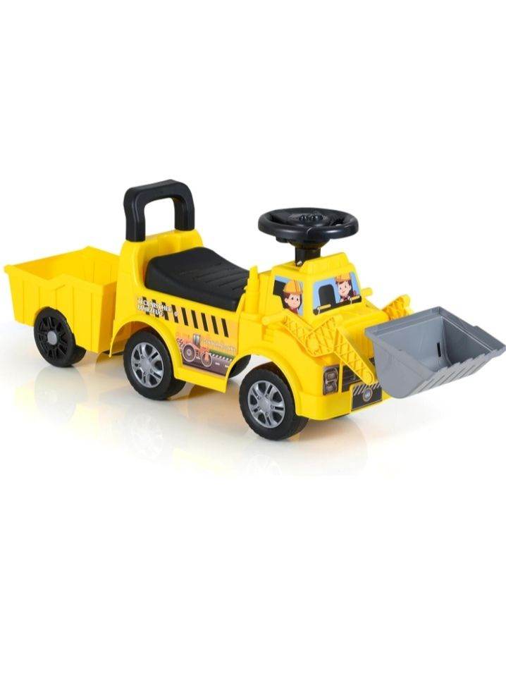 Kids digger ride on truck