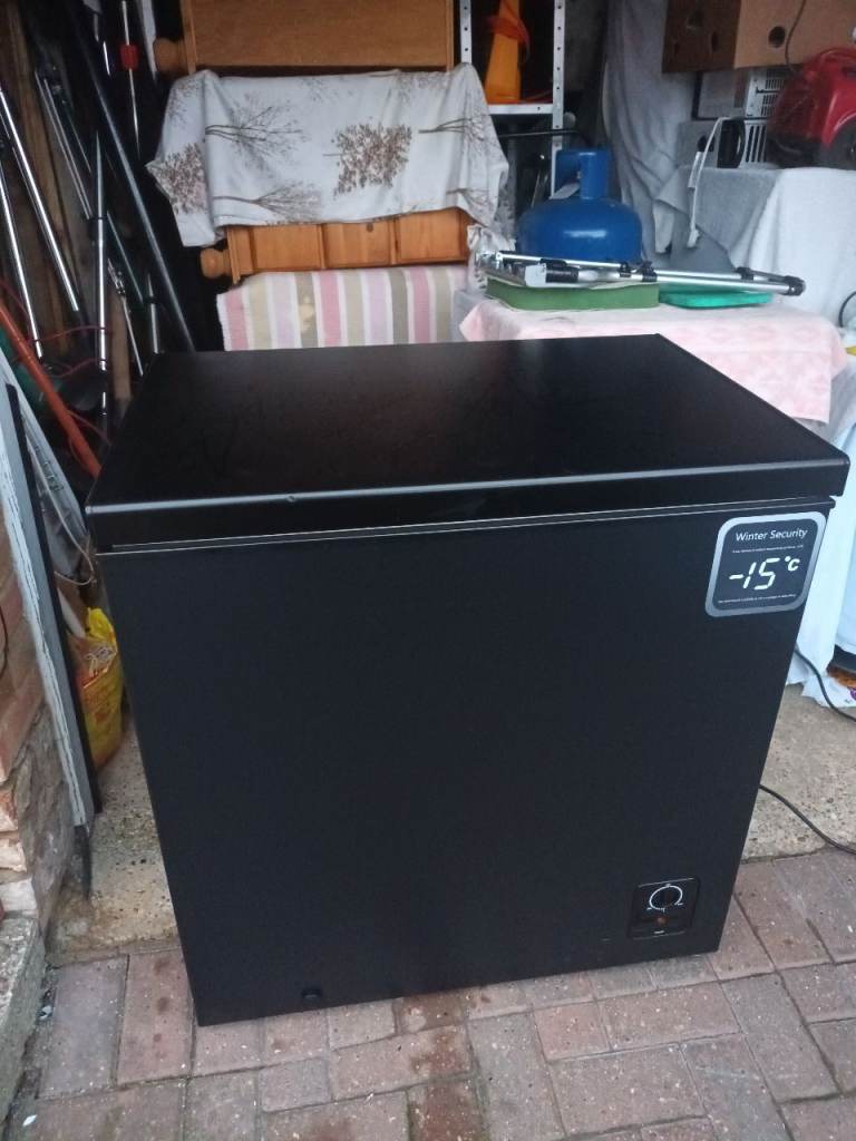 Black Chest Freezer 