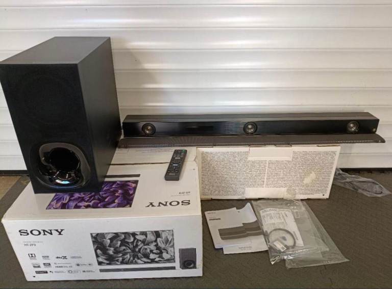 Sony HT-ZF9 Dolby Atmos Soundbar + Wireless Subwoofer - Boxed - Excellent Condition