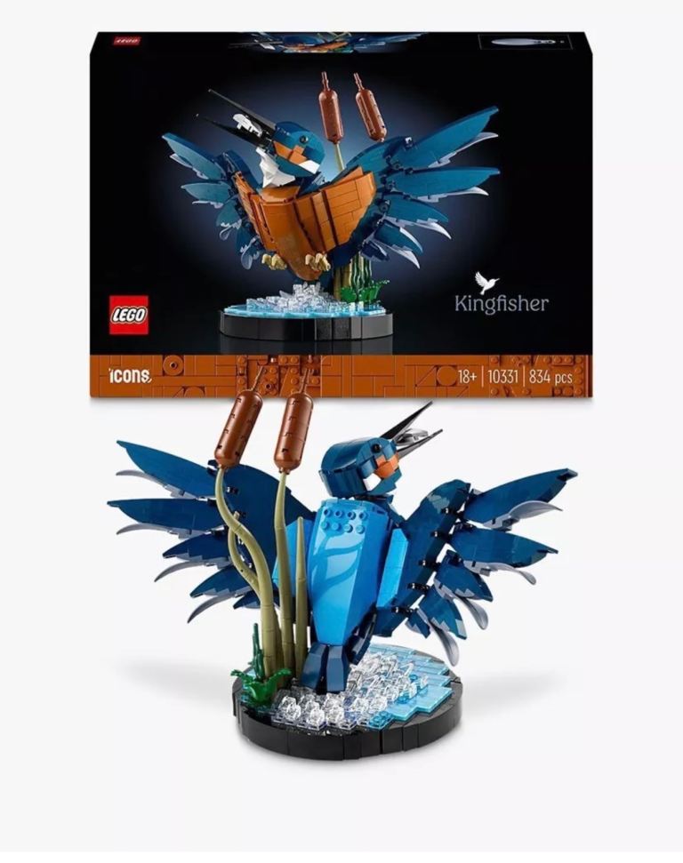 New LEGO Icons Kingfisher Bird Set (10331) - 834 Pieces
