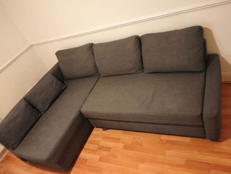 IKEA FRIHETEN CORNER SOFA BED WITH STORAGE DELIVERY AVAILABLE 
