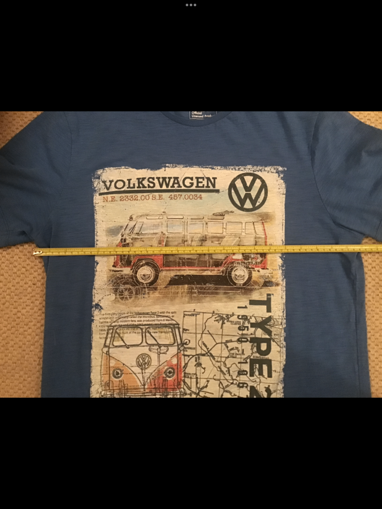 VW T Shirt Camper Type 2 MICROBUS NEW