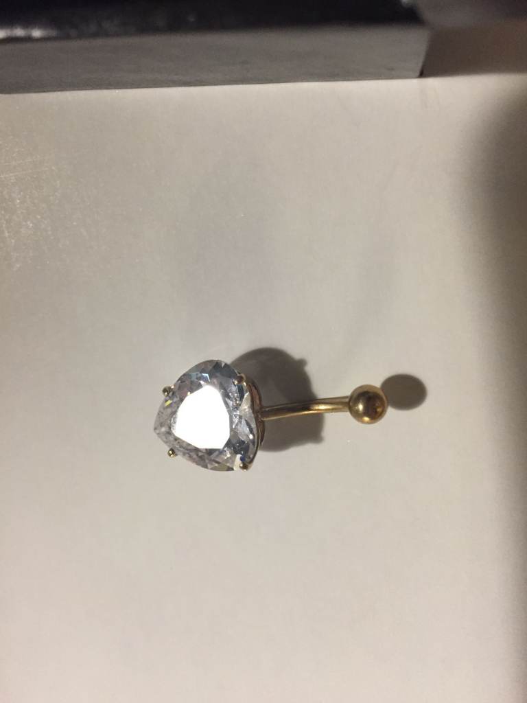 9ct Gold Belly bar