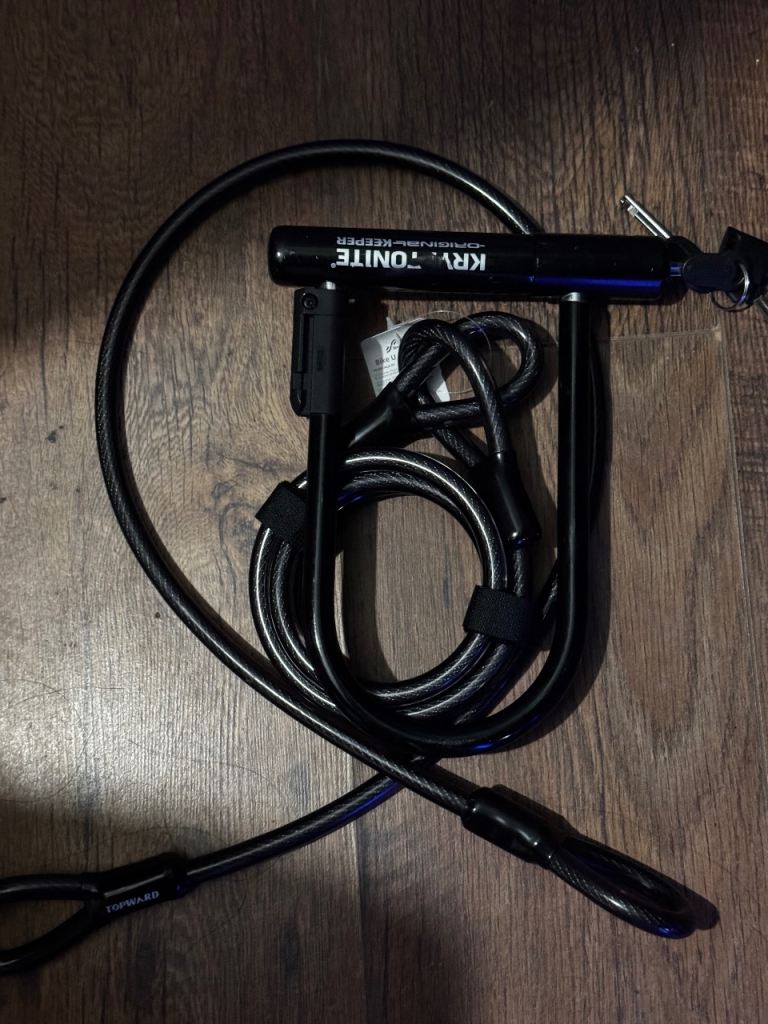 Kryptonite Keeper Bike Lock with Cables – As Good As New