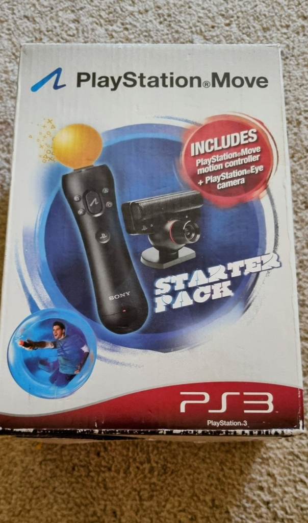Playstation 3 Move controller and camera