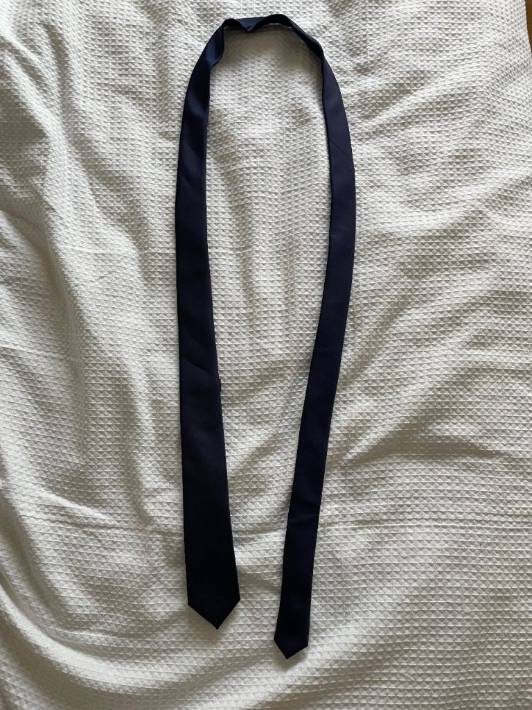 Navy blue tie