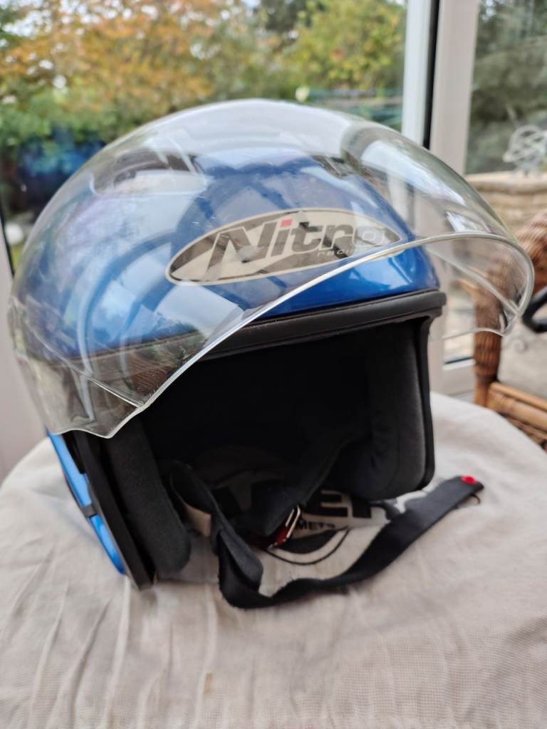 OPEN FACE MOTORCYCLE/SCOOTER HELMET