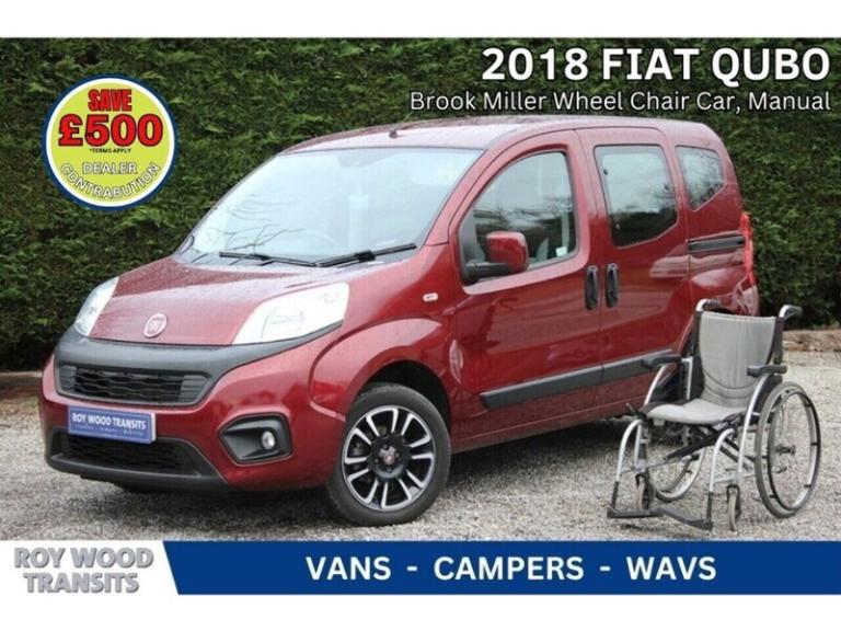 2018 Fiat Qubo Lounge - Brook Miller Wheelchair access car - Low miles WAV Petrol Manual