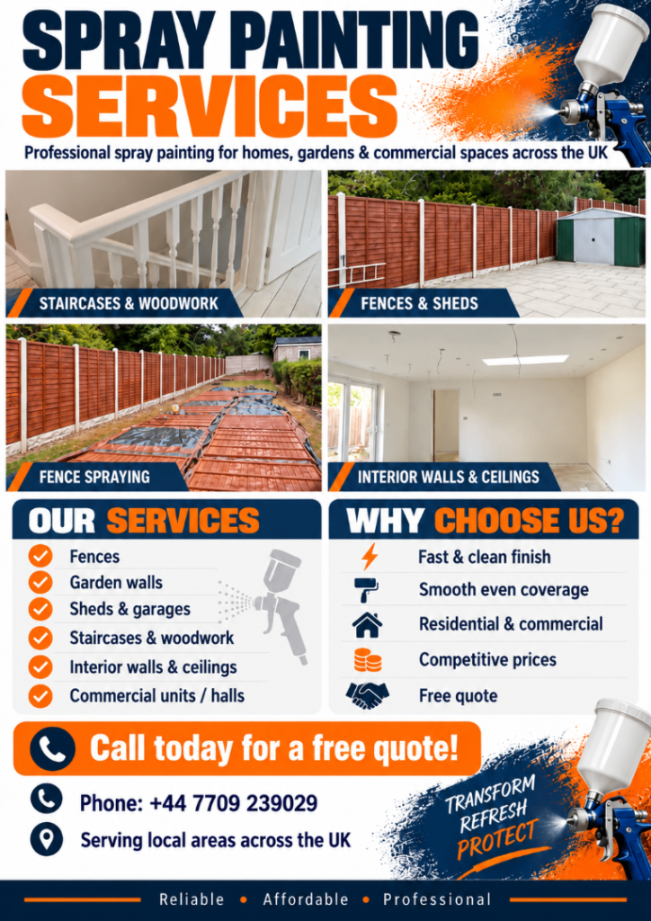 Professional Spray Painting Services