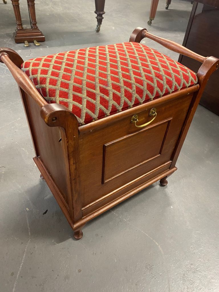 Antique Piano Stool
