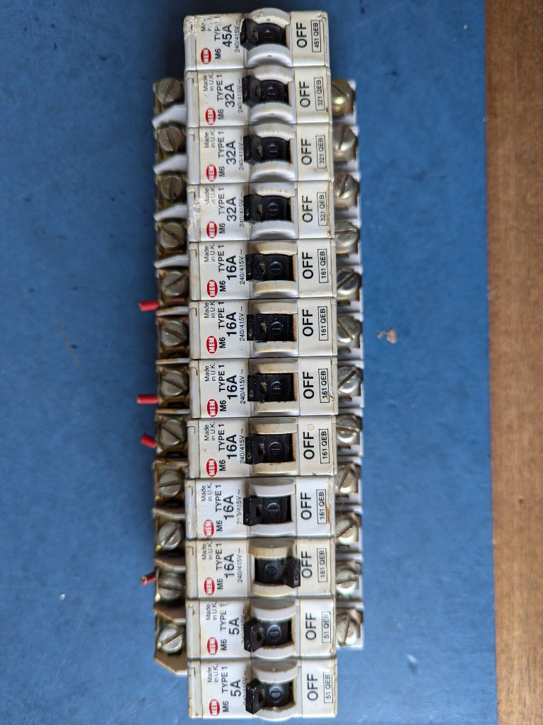 MEM 6A,16A,32A  circuit breakers