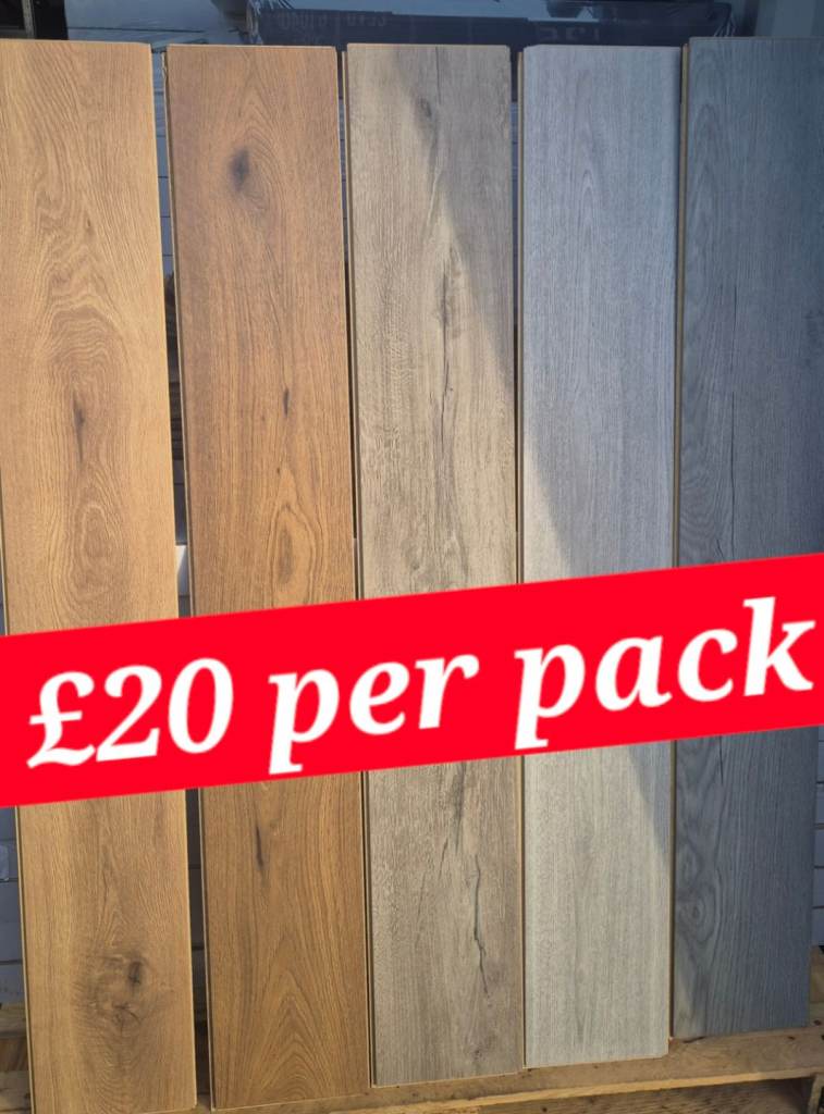 DIY Laminate Flooring £8 per metre