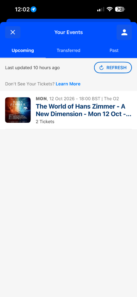 Hans Zimmer October 12 The World of Hans Zimmer a new dimension 