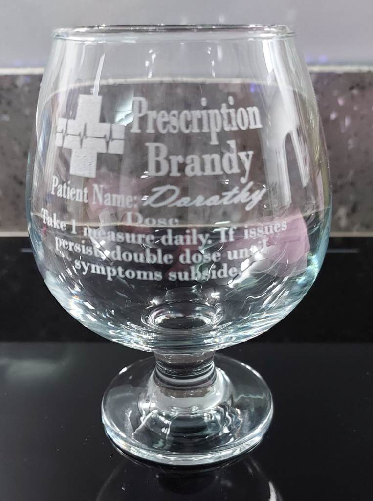 Laser Engraved Glassware