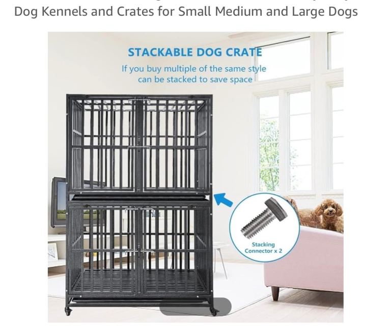 STACKABLE DOG CRATE