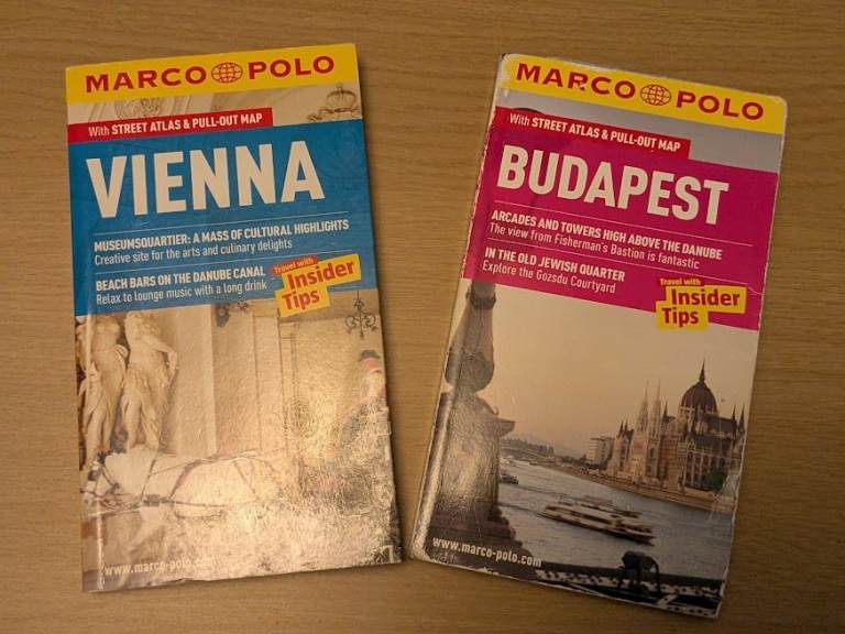 Travel Books (Vienna & Budapest)