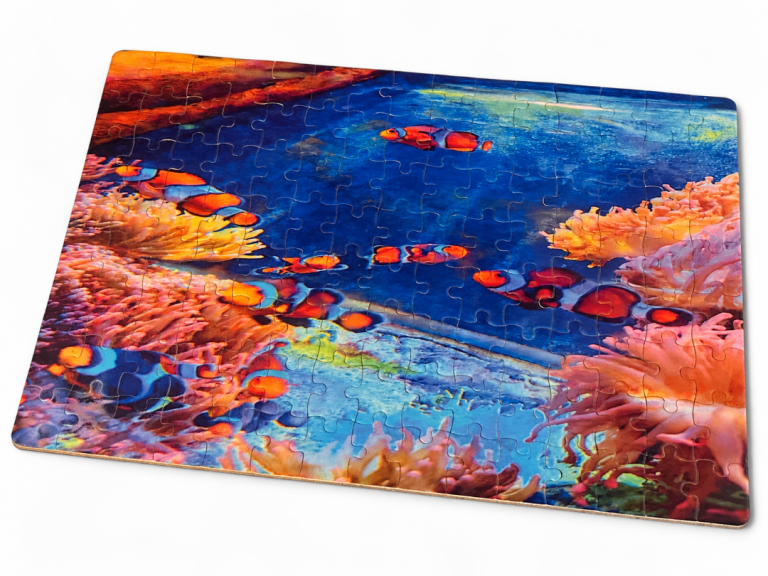 Clownfish & Coral Reef Jigsaw Puzzle – Underwater Scene