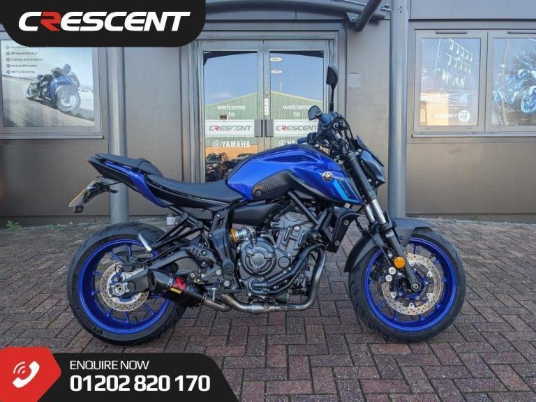 YAMAHA MT-07 2023 - OHLINS FRONT & REAR - AKRAPOVIC - QUICKSHIFTER - PRIVATE REG