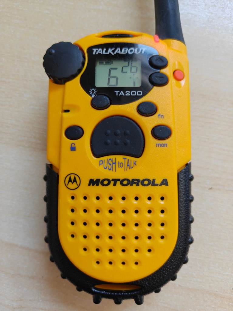 Motorola Talkabout TA200 walkie-talkie Single Handset