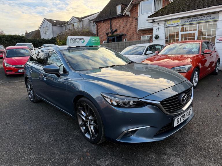 2018 Mazda 6 2.2 SKYACTIV-D Sport Nav Tourer 5dr Diesel Manual Euro 6 (s/s)