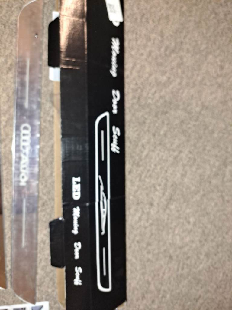 Set of led door scuff sills 