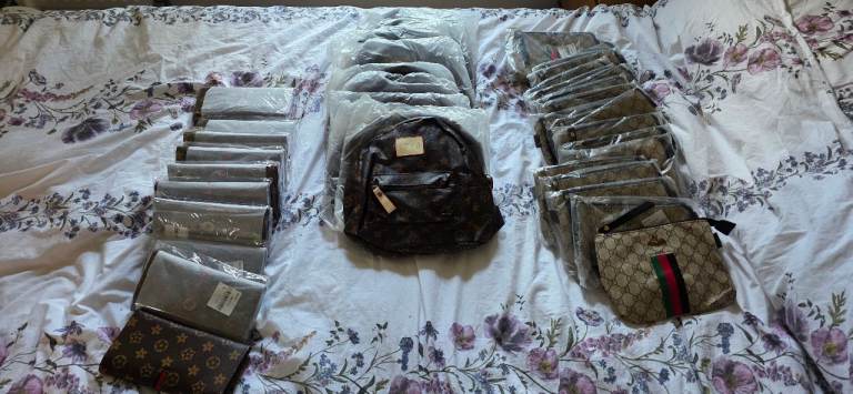 Mix of Bags x10, Purses x10 and Make up bags x20
