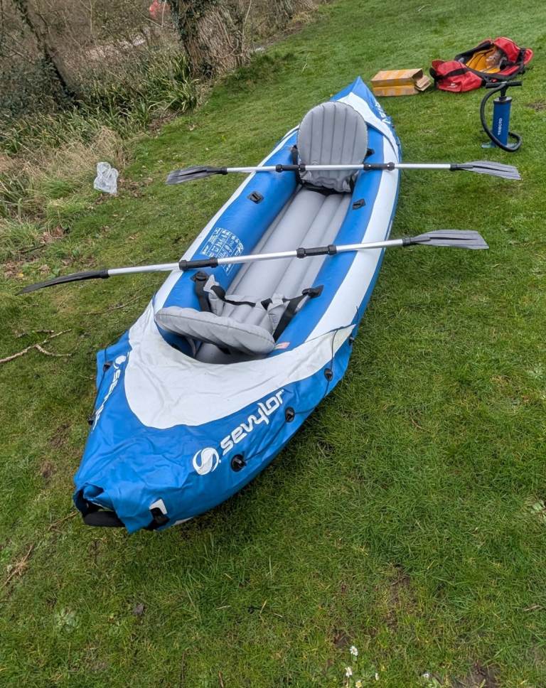 Inflatable Kayak – Sevylor Tahiti Plus – 2 Person – Full Set – Holds air - £80