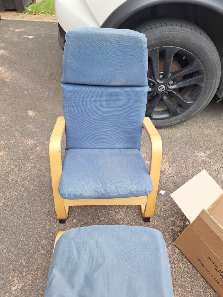 image for Kids ikea chair and footstool 