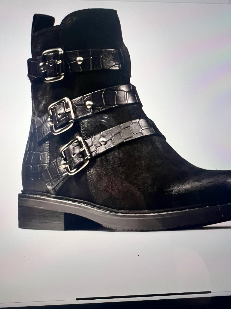 image for Brand New Clarks Black Jenna Ankle Boots Size 5