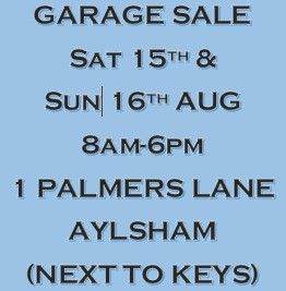 Garage Sale in Aylsham