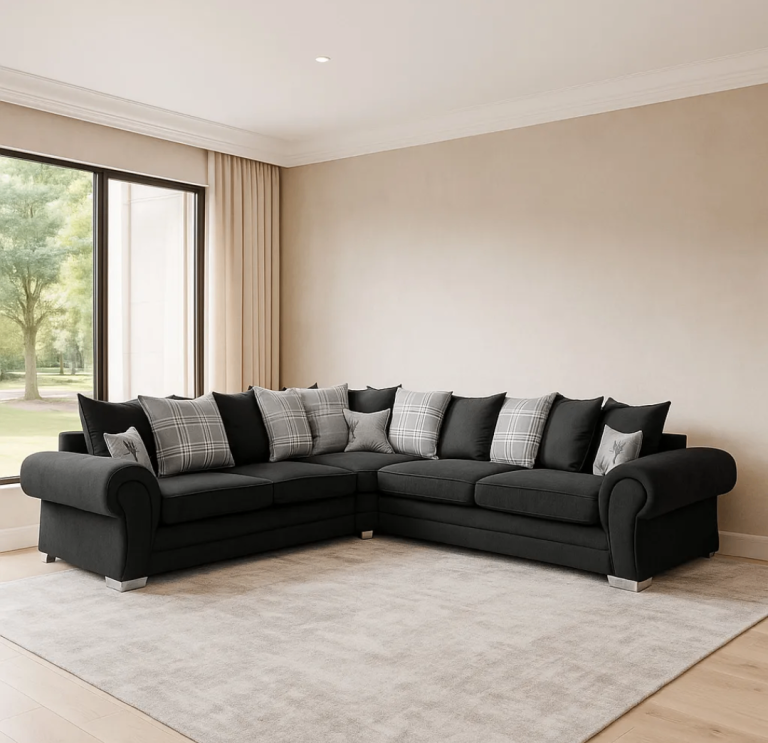 Luxury L Shaped Corner and 3+2 Seater Sofa Set - Free Delivery