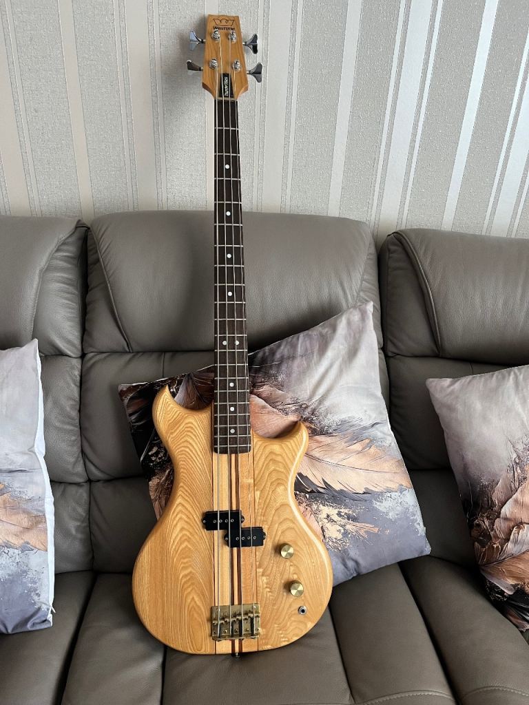 Westone Thunder I Bass Guitar - Natural Wood Finish, Good Condition