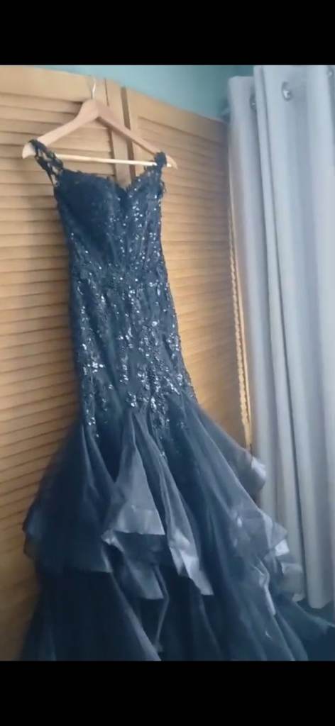Stunning black prom dress