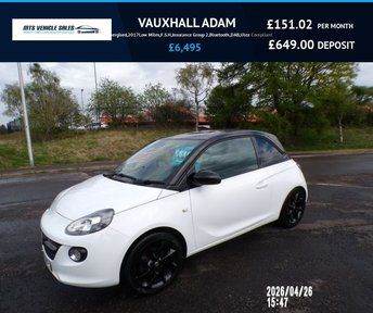 VAUXHALL ADAM 1.2i Energised,2017Low Miles,F.S.H,Insurance Group 2,Bluetooth,DAB,Ulez Compliant