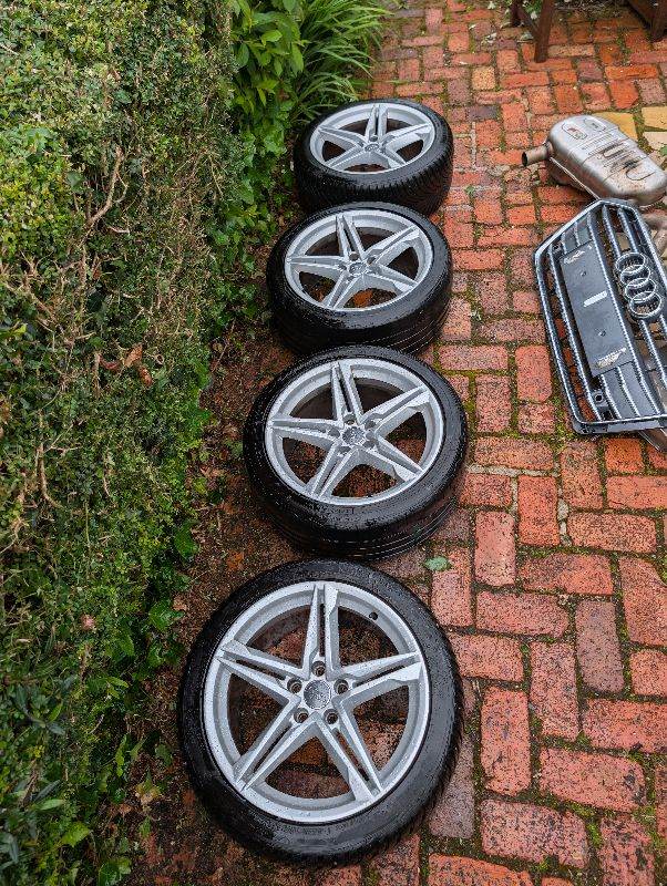 Original Audi A5 S Line 18 inch alloys