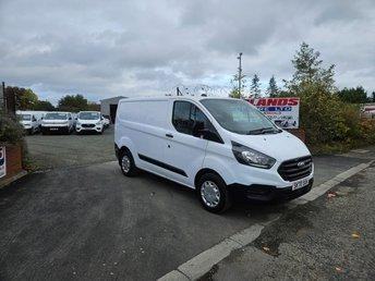 2020 ON 70 PLATE FORD TRANSIT CUSTOM 300 LEADER TDCI SWB DIESEL VAN 63K ULEZ 