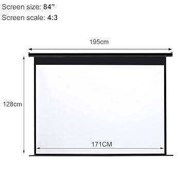 Home cinema electric projector screen 