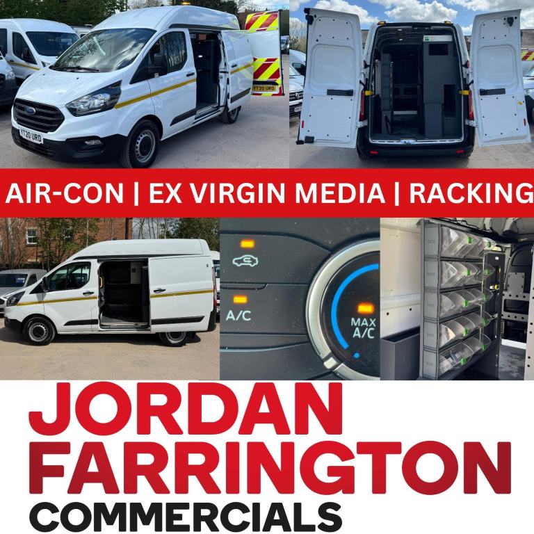 2020 FORD TRANSIT CUSTOM L1H2 EU6 UTILITY SPEC FITTERS / ENGINEERS WORKSHOP VAN