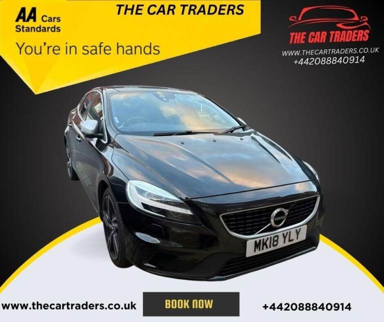 2018 Volvo V40 1.5 T2 R-Design Pro Hatchback 5dr Petrol Auto Euro 6 (s/s) (122 ps) Hatchback Petr...
