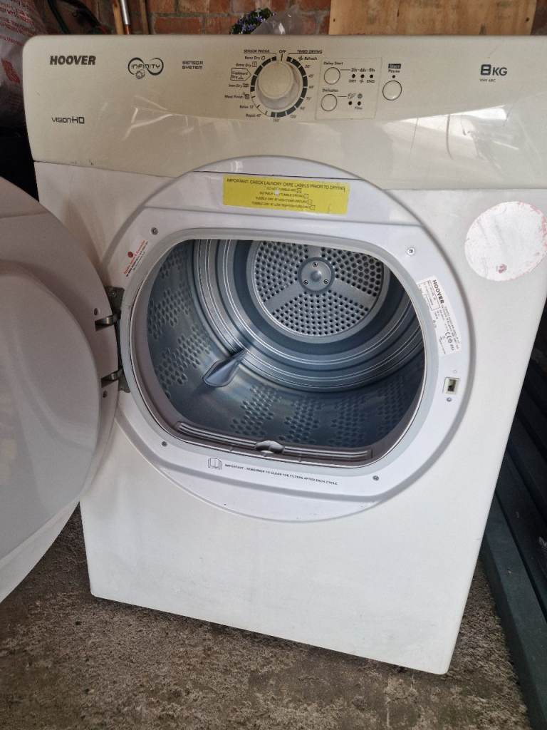 Vented tumble dryer