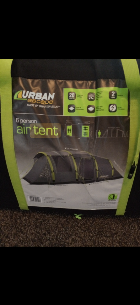 6 man air beam tent 